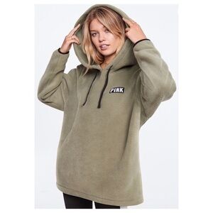 PINK Victoria’s Secret Fleece Pullover Hoodie LARGE